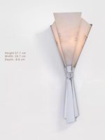 Lampe murale LED bicolore style chinois en acier inoxydable Maison Domin Vintage avec abat-jour en marbre et interrupteur, culot G9