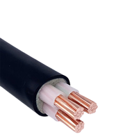 Cable Eléctrico Subterráneo de Bajo Voltaje de 1000v, Conductor de Cobre con Aislamiento Multifilar XLPE, Cable de Alimentación XLPE