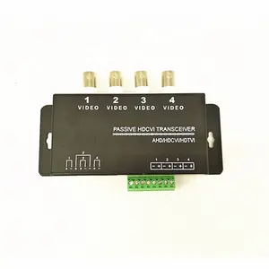 4ch BNC to RJ45 Balun with Power Connector CE RoHS FCC