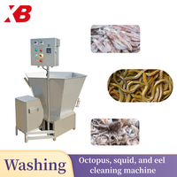 Machine à laver Octopus XBF-618 : Nettoie efficacement la sable et les sédiments accrochés dans les fentes des suceurs pour les calmars