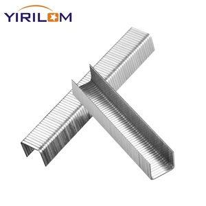 Clavos de alambre Grapa de alambre de hierro galvanizado de alta resistencia Clavos de grapa industrial para muebles neumáticos - Product Image 2