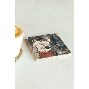 Ensemble de 9 sous-verres à pierre unique de la série Picasso pour usage promotionnel - Product Image 2