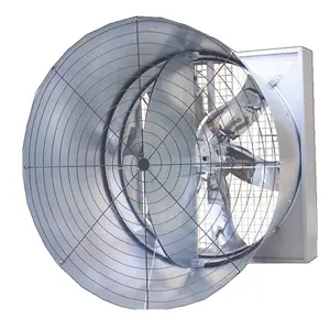 Offres Spéciales 50 pouces cône Ventilateur Pour ferme avicole poulet alimentation maisonnette d'extraction à pression négative mur/ventilateur