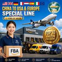 Línea Especial de China a Estados Unidos y Europa, los 10 Mejores Agentes de Amazon FBA, Envío Puerta a Puerta DDP, Transitario, Servicio de Carga UPS, DHL, FedEx, GLS