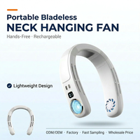 Ventilateur de cou portable sans pales pour l'été, mains libres, rechargeable par USB, idéal pour l'extérieur - Vente en gros