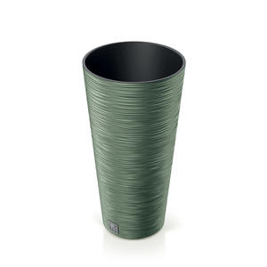 Vase fin FURU DIAM. 25 H. 48 VERDE - Product Image 1