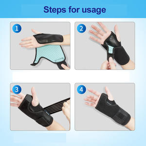 Attelle de Support de poignet en <span class=keywords><strong>Tunnel</strong></span> <span class=keywords><strong>Carpal</strong></span> pour hommes et femmes, réglable, personnalisée, attelle, nouveau - Product Image 5