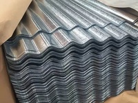 Tôle de Toiture en Acier Ondulé GI Abordable, Panneau Métallique Galvanisé Résistant à la Corrosion pour Toit de Maison, Mur, Clôture et Garage