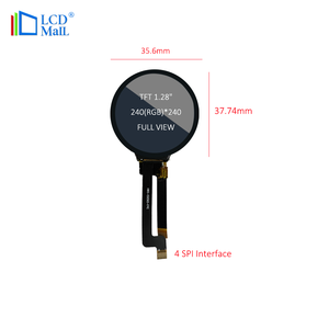 1,28 Zoll Kreisförmiges Display 240*240 Auflösung Rundes LCD-Display SPI-Schnittstelle Rundes TFT-Modul mit Kapazitivem <span class=keywords><strong>Touchscreen</strong></span> - Product Image 5
