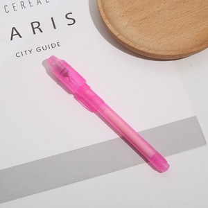 <span class=keywords><strong>Cadia</strong></span> Invisible Ink Pen Spy Pen construido con luz UV LED Blacklight Magic Marker para Secret Message Kids School Gift - Product Image 2