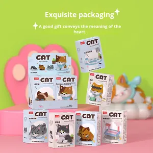 Factory Direct Supply <strong>Lele</strong> Brothers W1522-1523 Micro Particle Building <strong>Blocks</strong> Plastic Model Toy for Pets Cross-Border Toy - Product Image 6