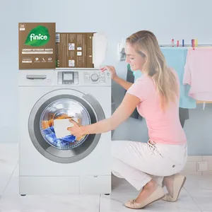 Finice benutzer definierte Wäsche blätter Wäsche blatt Waschmittel Super konzentrierte Waschmittel streifen