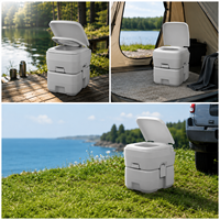 Toilettes mobiles de camping portables et économiques en PE pour l'extérieur, idéales pour les voyages, à vendre