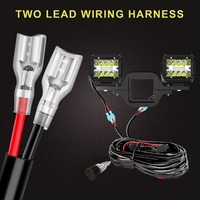 Barre lumineuse LED universelle de 4 pouces 60W pour véhicule tout-terrain avec support de crochet de remorque et feu de recul, adaptée aux pick-up, VTT, SUV, camions