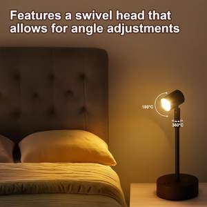 Lámpara de Pared Magnética Giratoria de 360 Grados Recargable por USB, con Control Táctil, Luz LED de Lectura para Dormitorio, Venta al Por Mayor - Product Image 2