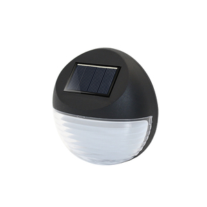 Fidèle en plastique noir mur LED décoration étanche paysage jardin <span class=keywords><strong>terrasse</strong></span> extérieure lumière solaire de clôture - Product Image 1