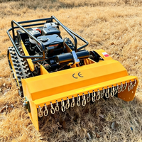Tondeuse à gazon robotisée télécommandée, machine à couper l'herbe, tondeuse à gazon RC pour l'entretien des pelouses des jardins, des fermes et des parcs