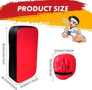 TANEMUDO - Juego <span class=keywords><strong>de</strong></span> Palas <span class=keywords><strong>de</strong></span> <span class=keywords><strong>Taekwondo</strong></span> Ajustables y Suaves con Muñequeras - Entrenamiento <span class=keywords><strong>de</strong></span> Boxeo, Karate, Muay Thai, MMA - Product Image 2