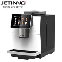 Machine à expresso automatique Jetinno JL10 Home Fresh Ground avec mousseur à lait, machine à café