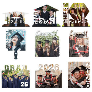 Panel de Fotos Sublimable Personalizado DIY, Marco de Fotos de MDF Personalizado para Recuerdo de Graduación, Decoración del Hogar, Regalo - Product Image 3