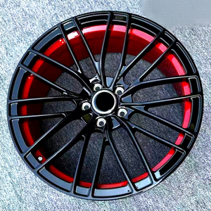 Rines de Aleación Forjados con Diseño de Malla de 18, 19, 20, 21 y 22 Pulgadas, 5x112, Rojos Cromados, para Ford Mustang, Jaguar, BMW, Audi, Lexus, Mercedes-Benz - Product Image 4