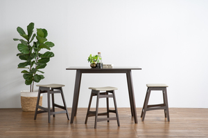 Versatile Dark Chestnut MOSES Counter Table High Top Bar Table for Casual Dining Kitchen Island and Café Furniture - Product Image 6