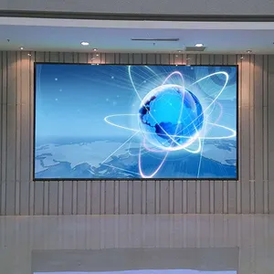Led kubus tampilan bundar tahan air, layar Video Dinding Led dalam ruangan fleksibel dalam ruangan