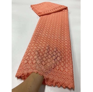 Tissu de dentelle de Tulle <span class=keywords><strong>français</strong></span> pour robe de soirée de mariage conception originale fournisseur d'or tissu de dentelle brillante tissu de dentelle de coton - Product Image 3