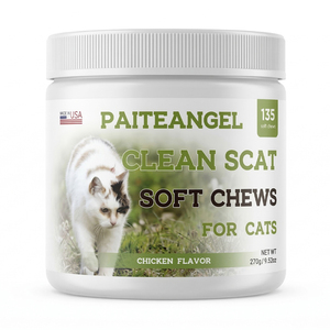 Masticables Suaves para el Control del Olor de Gatos, Desodorante Fecal y Limpiador Sistémico con Yucca, Espirulina y Clorofila, Delicioso Sabor a Pollo - Product Image 6