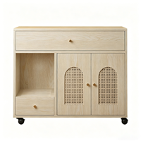 Meuble de rangement latéral moderne en MDF, simple, durable, de luxe léger, en bois, pour salon, avec bac à litière pour chat dissimulé