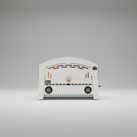 Oven Pizza Luar Ruangan Stainless Steel Portabel Berbahan Bakar Gas dengan Termometer untuk Halaman Belakang/Teras