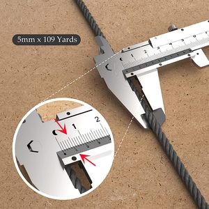 2026 nuevo KJ cordón de algodón de macramé 5mm hecho a mano 4 cuerda de algodón trenzada cuerda artesanal para <span class=keywords><strong>tapiz</strong></span> atrapasueños planta de tejer - Product Image 5