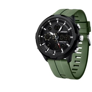 Reloj Digital Deportivo para Hombre, Diseño Casual, Esfera Grande de 53 mm, Silicona, Resistente al Agua 5 ATM, Pantalla Dual, para Correr y Actividades al Aire Libre - Product Image 3