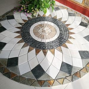 Gạch Lát Sàn Kiểu Khảm Đá Cẩm Thạch Khối Vuông Nhỏ Chất Lượng Cao Dùng Để Trang Trí - Product Image 3