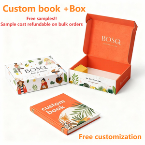 Tùy chỉnh giá rẻ cao cấp bìa cứng cuốn sách + Một đẹp được thiết kế Quà Tặng cuốn sách Box Set raphe hộp trượt trường hợp gấp hộp - Product Image 1