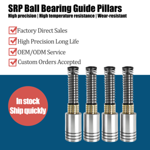 QKSH Standard <strong>Ball</strong> Bearing <strong>Guide</strong> Post Set <strong>Ball</strong> <strong>Cage</strong> <strong>Guide</strong> Pillar System Long Life For Precision Injection <strong>Molds</strong> - Product Image 3