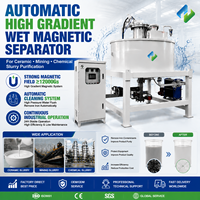 Séparateur magnétique industriel, séparateur électromagnétique de fer, séparateur magnétique humide pour équipement de traitement des minerais