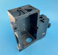 High Precision 5-Axis CNC Machined Black Anodized Aluminum Enclosure | Custom Aluminum Housing with ±0.005mm Tolerance | OEM ODM