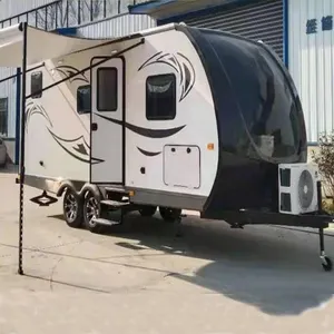 Top verified supplier heavy duty travel camper trailers off road pop top motor home rv caravan for sale