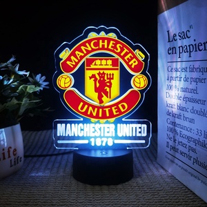 3D Acrylic Night <b>Light</b> Bedroom Decoration Football Games Messi Lamps LED Smart Home <b>Lights</b> Anime Lamp 16colors Changing <b>for</b> Kids - Product Image 3