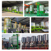 Séchoir à riz vertical populaire de type à circulation automatique pour usine de traitement des céréales humides