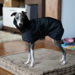 Nuevo <span class=keywords><strong>Abrigo</strong></span> de Invierno para Perros, de Algodón, con Cinturón y Capa, para Whippets, Galgos Italianos y Bellingtons, Cálido y Grueso - Product Image 1