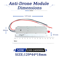 Amplificateur de puissance GaN personnalisable 50W 2300-2400MHz, module Lora, module anti-drone, VCO intégré