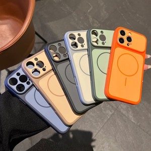 เคสโทรศัพท์มือถือแบบด้านสีธุรกิจ  แม่เหล็กดูดติด  ป้องกันแรงกระแทก สำหรับ iPhone 17 pro max 16 15 14 13 ขายส่ง - Product Image 6