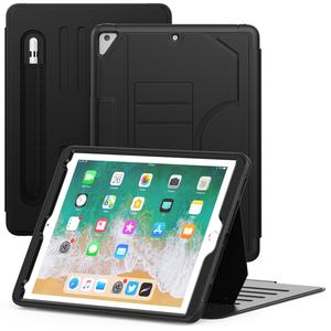 Étui en cuir folio avec protection intégrale, emplacement pour carte, emplacement pour stylet, support multi-angles pour iPad 5 6 Gen 9.7" Air 2 9.7" Pro 9.7" - Product Image 3