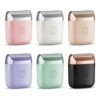 Mini épilateur électrique 90g ultra léger à double tête rechargeable pour le corps entier, rasoir pour femmes, utilisation en voyage, voiture, hôtel, maison