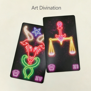 Cartes de tarot holographiques personnalisées imprimées avec bord doré en gros, grande quantité, exportateur et fournisseur en gros de cartes de tarot - Product Image 3