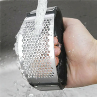 ARMADA Arc Shape Keukenaccessoires RVS PP Siliconen Handmatige Knoflookpers Kruimelaar Schilset Duurzaam Handmatig