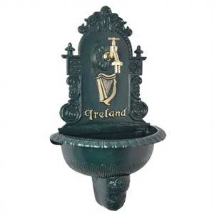 Fuente de Pared Irlandesa para Decoración de Jardín, Artesanía, Tema Irlandés, Fuente de Pared Antigua - Lavabo para Decoración de Exteriores - Product Image 1