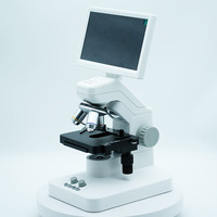 Microscopio Digital C-300 con Pantalla IPS HD de 7 Pulgadas, Zoom de 1200X, Microscopio con Video HDMI, Luces Dobles, Soporte Metálico, Almacenamiento TF, Aplicación WiFi